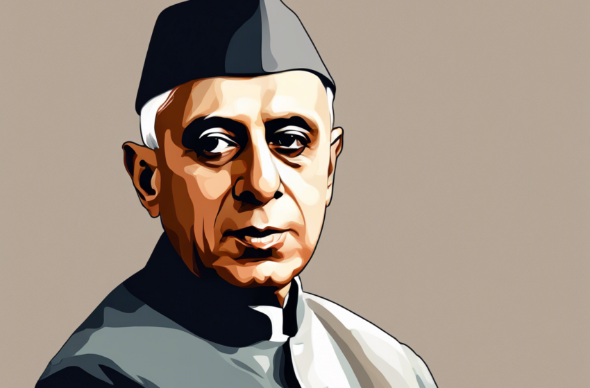  Remembering Pandit Jawaharlal Nehru: A Tribute to India’s First Prime Minister