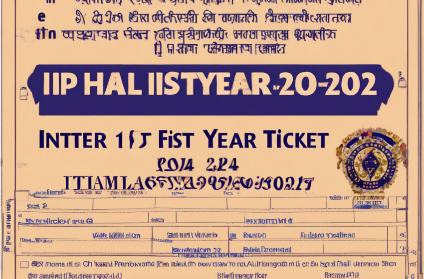  AP Inter 1st Year Hall Ticket 2024 Release Dates